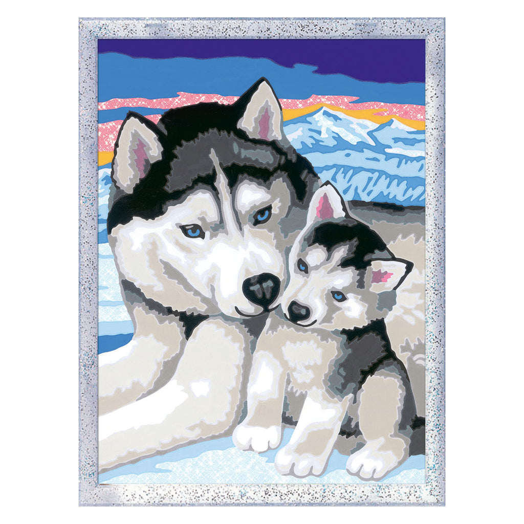 Ravensburger creart cute huskies