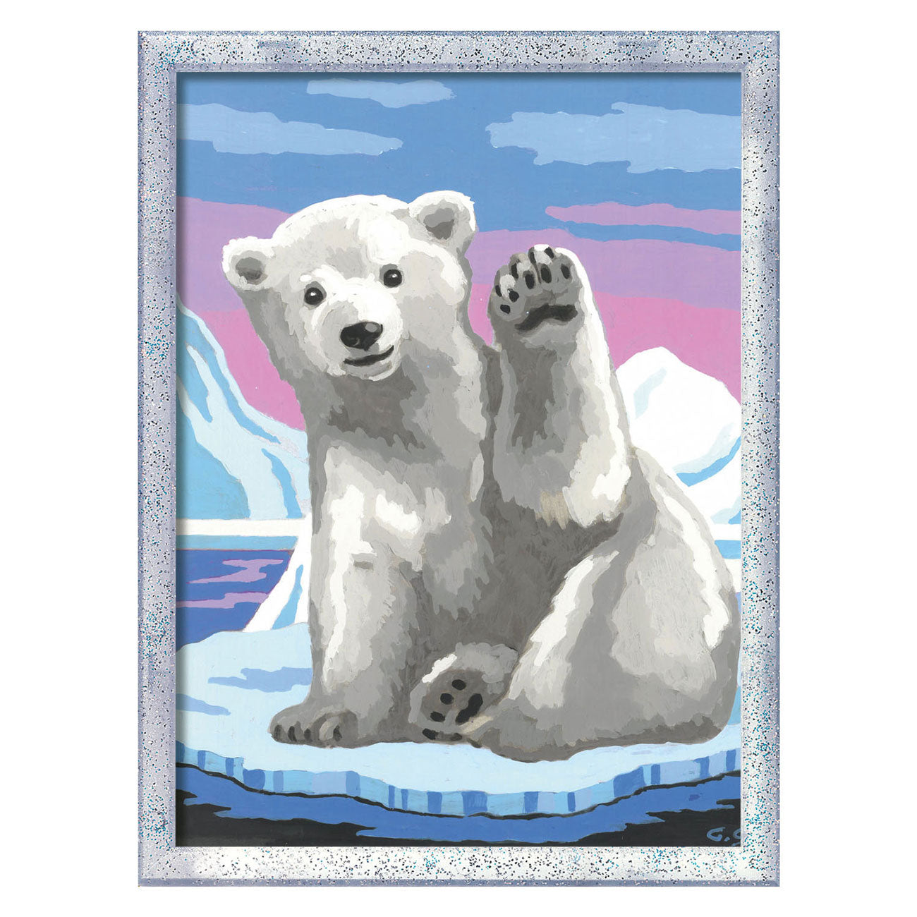 Ravensburger Creart Malen nach Zahlen – toller Eisbär