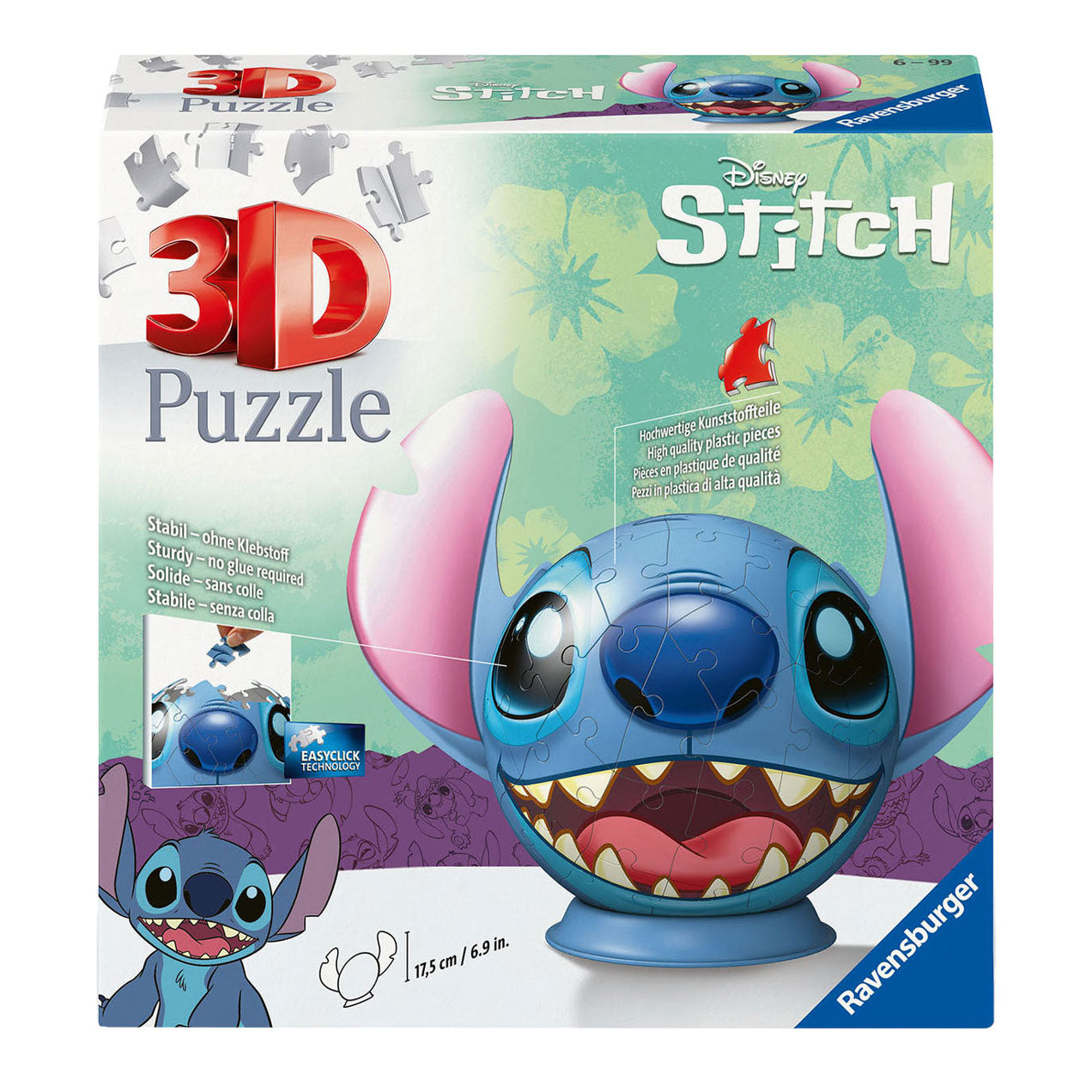 Ravensburger 3D-Puzzlestich mit Ohren, 72.