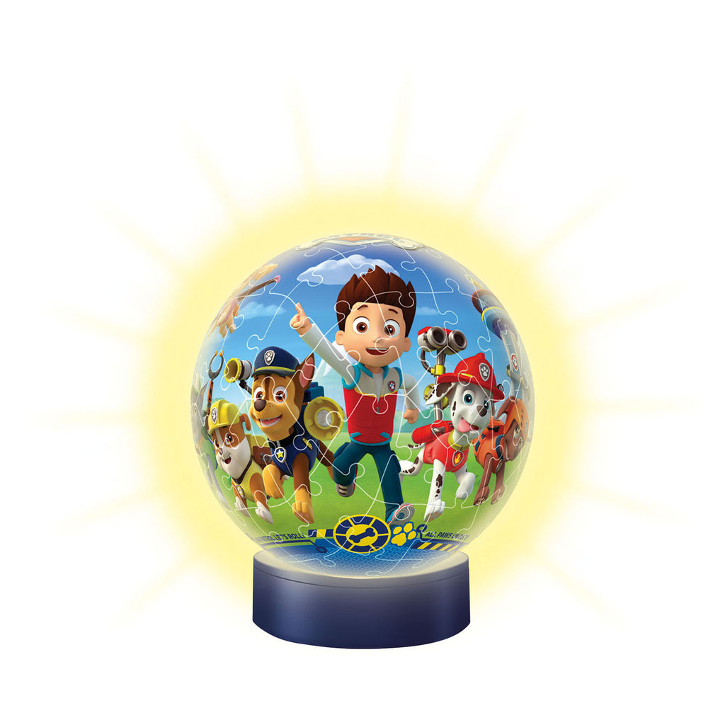 Ravensburger 3D-Puzzle Paw Patrol Nachtlampe, 72 Teile.