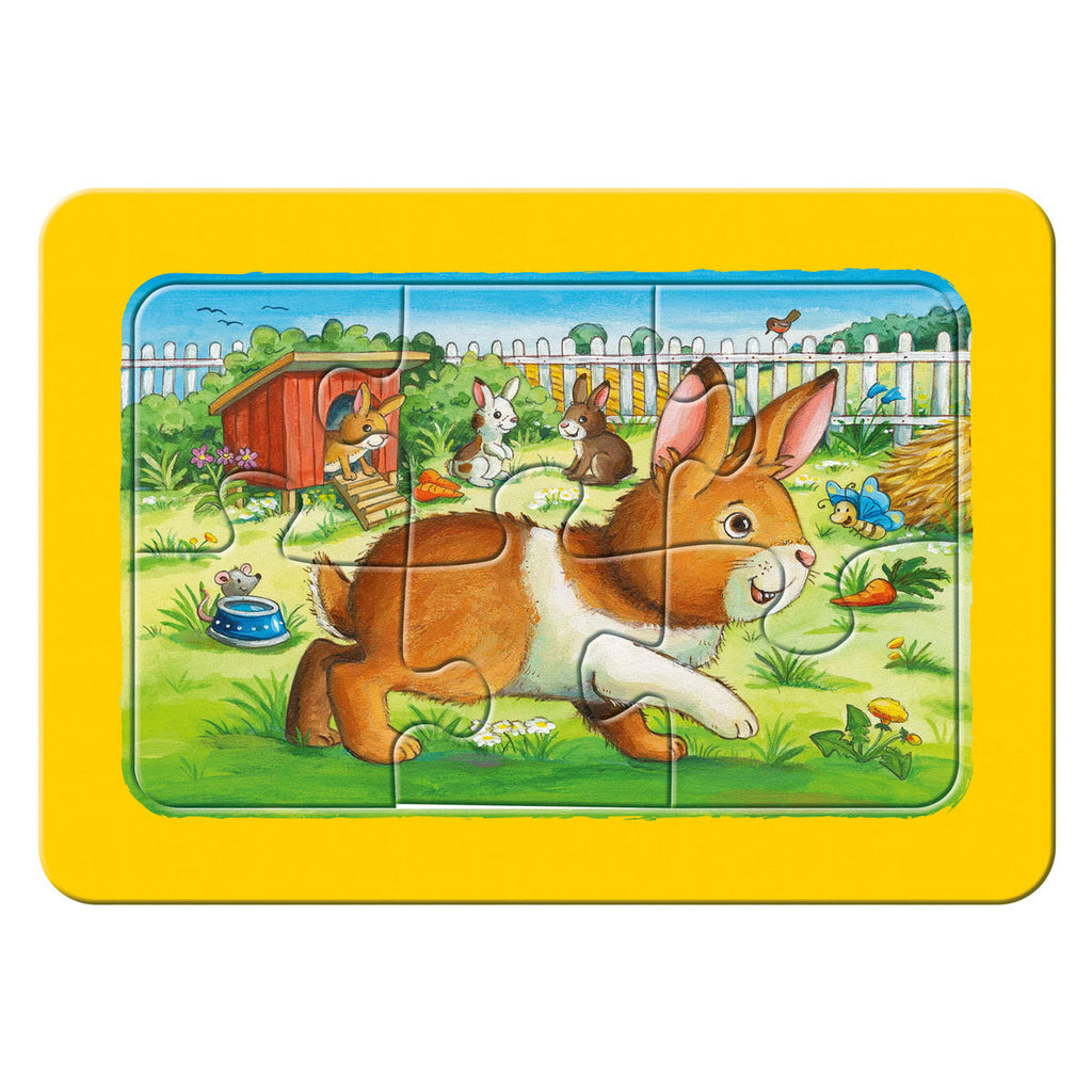 Ravensburger legpuzzel mijn dierenvriendjes, 3x6st.