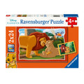 Ravensburger puzzel lion king 2x24pcs