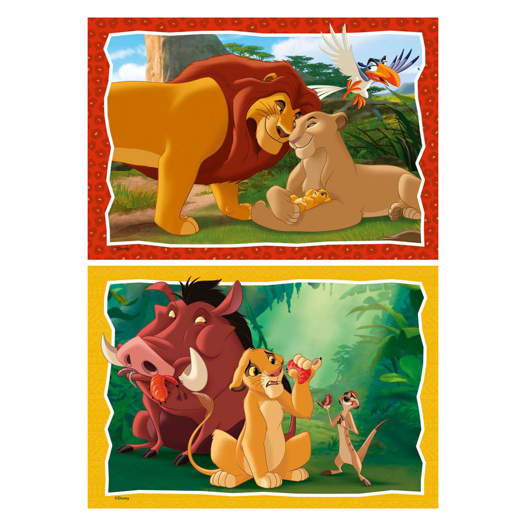 Ravensburger puzzel lion king 2x24pcs
