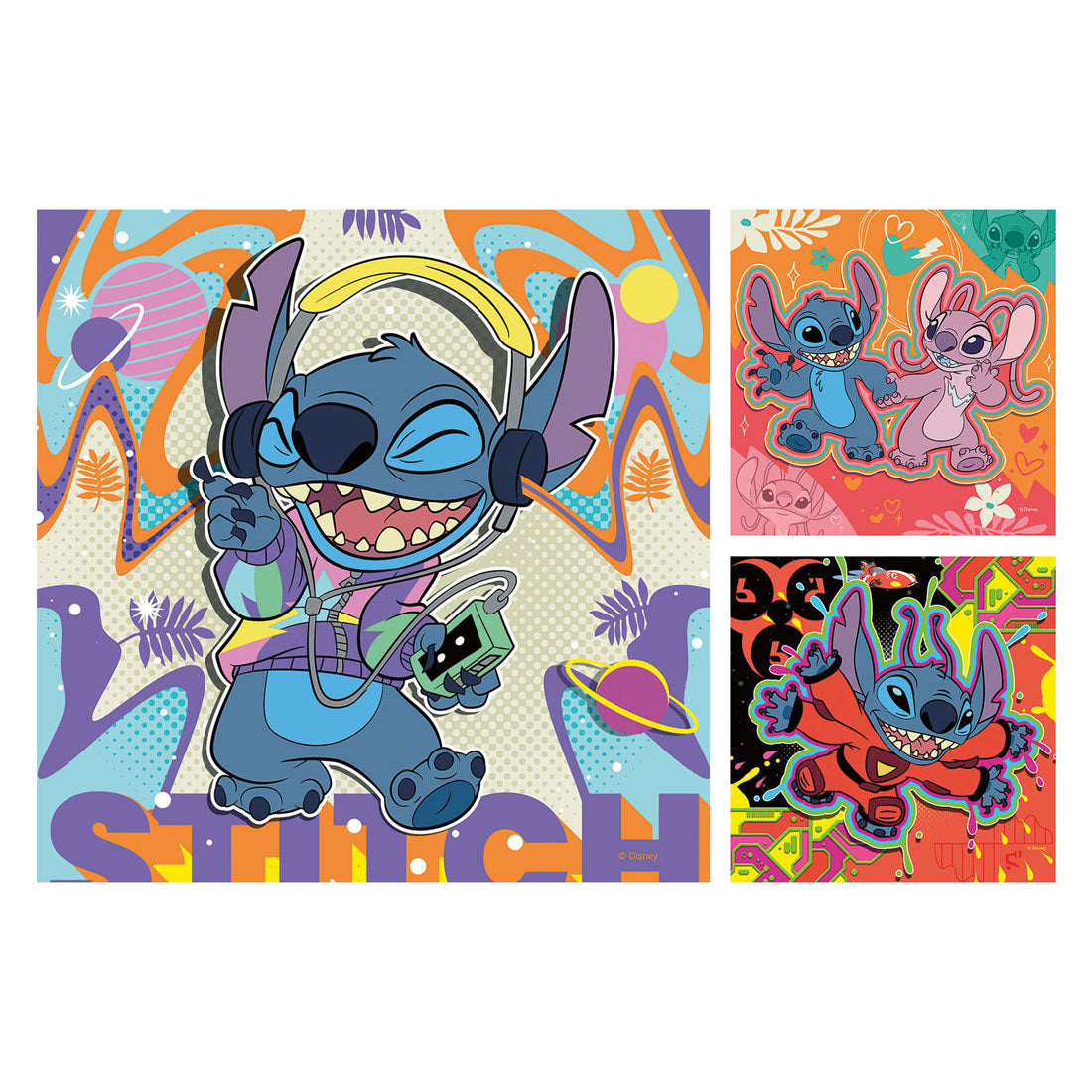 Ravensburger puzzel stitch 3x49 stukjes