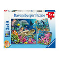 Ravensburger Puzzle Unterwasser 3x49-teilig