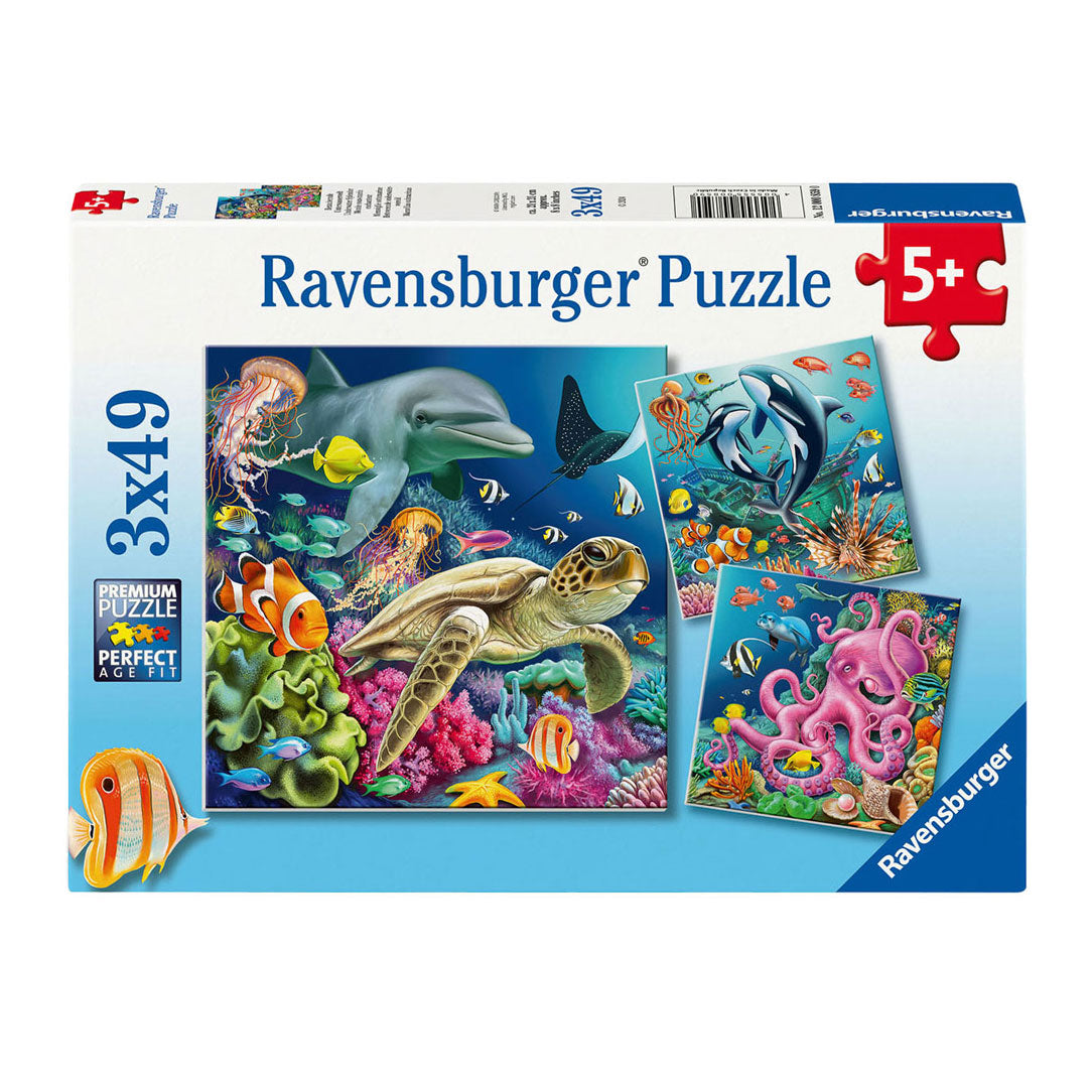 Ravensburger Puzzle Unterwasser 3x49-teilig
