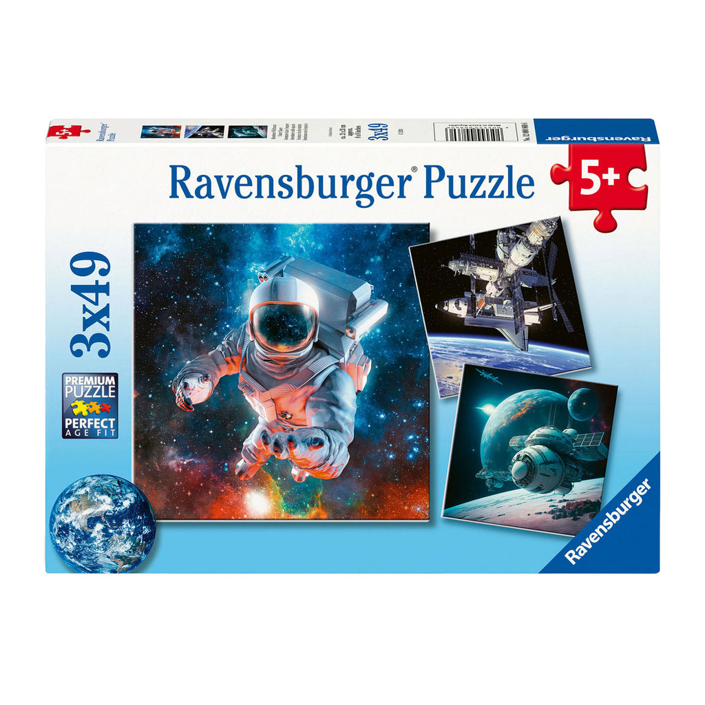 Ravensburger puzzel space 3x49 stukjes