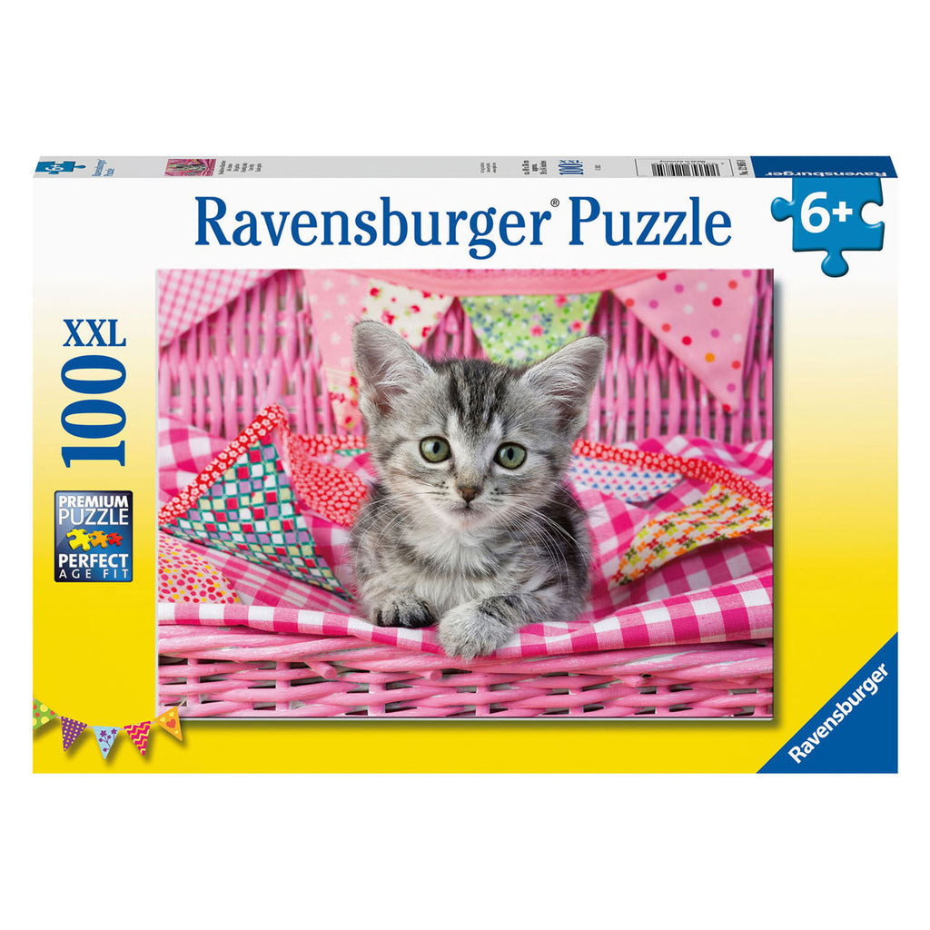 Ravensburger Puzzle XXL Feige Katze, 100..