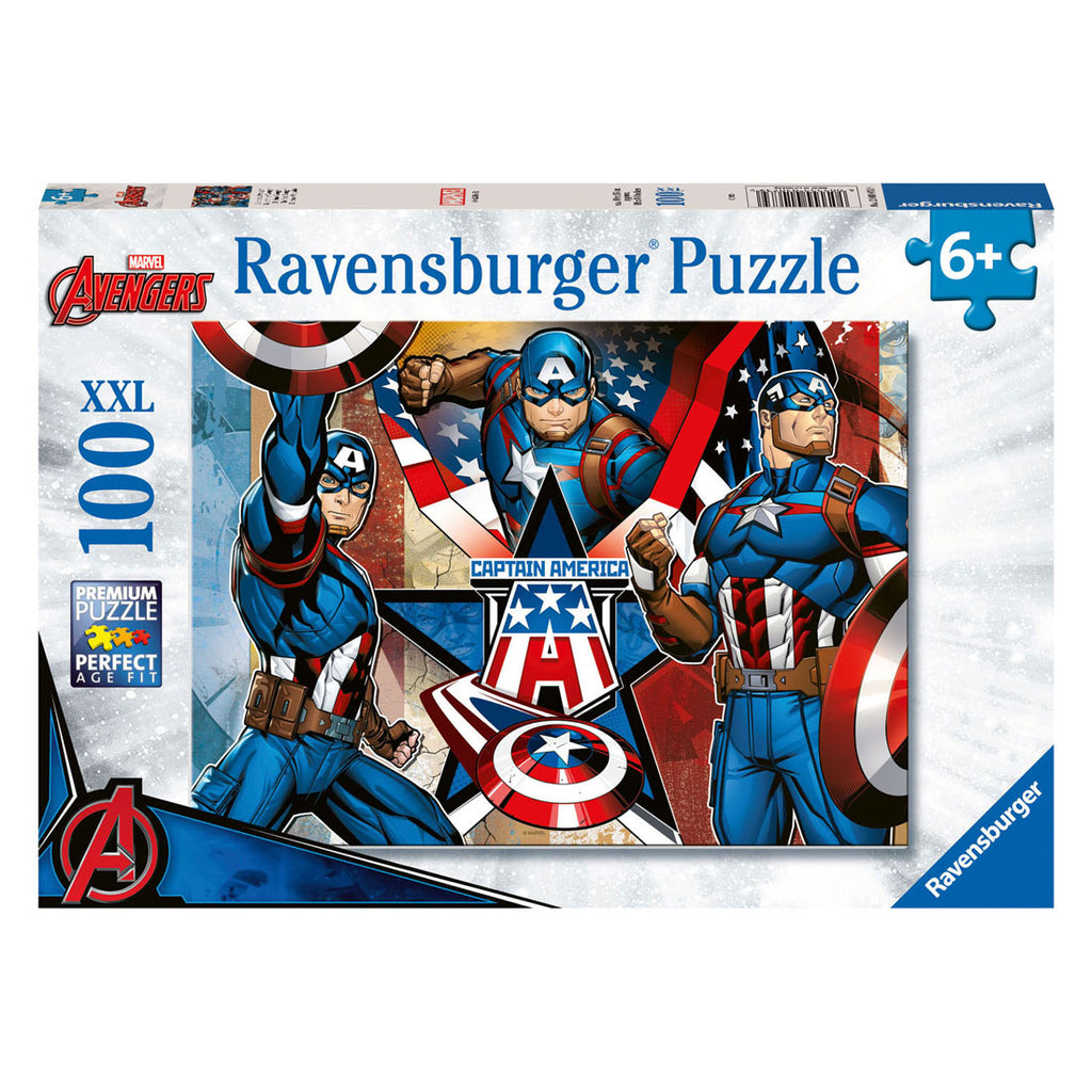 Ravensburger Legpuzzel XXL Captain America, 100.