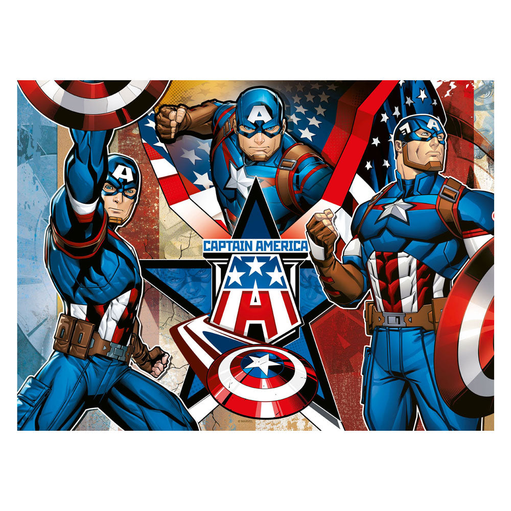 Ravensburger Legpuzzel XXL Captain America, 100.