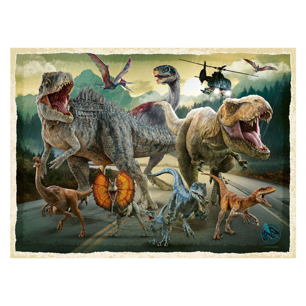 Ravensburger puzzel jurassic world 200st