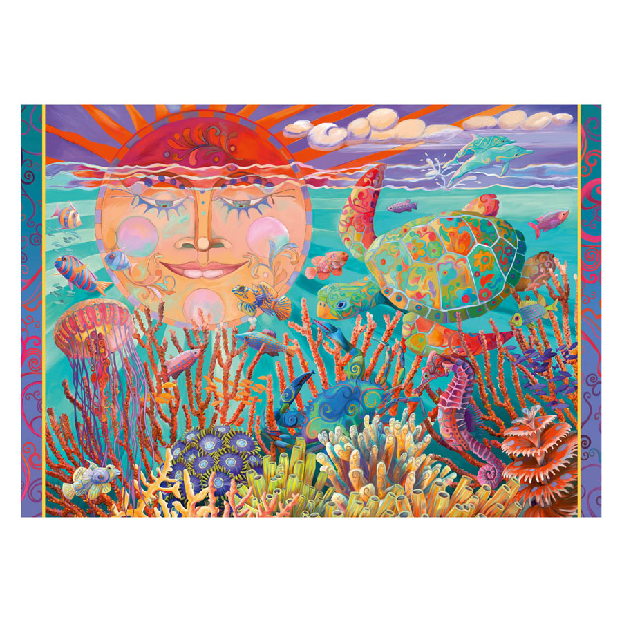 Ravensburger Puzzle Sonne und Meer, 500 Teile.