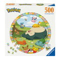 Ravensburger Puzzle rund Pokémon, 500 Teile.