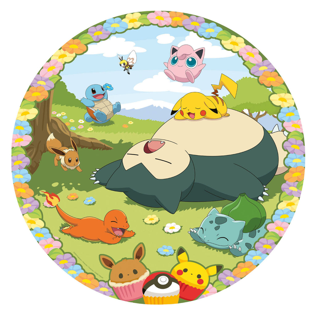 Ravensburger Puzzle rund Pokémon, 500 Teile.