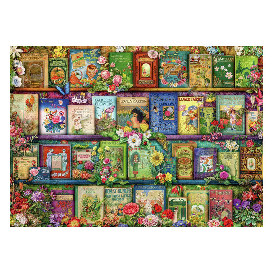 Ravensburger Puzzle Vintage-Gartenbücher, 1000 Teile.