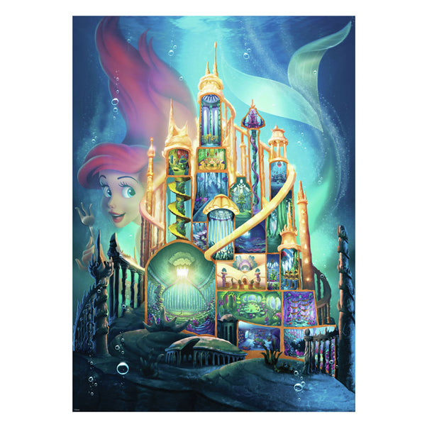 Ravensburger Legpuzzel Disney Schlösser Ariel, 1000.