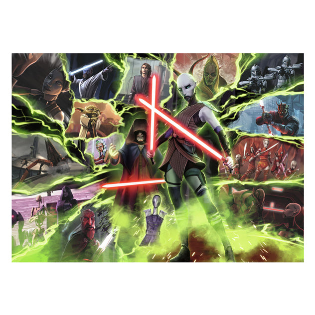 Ravensburger Puzzle Star Wars Schurkin Asajj Ventress, 1000 Teile.