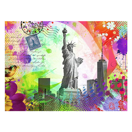 Ravensburger Legpuzzel New York Postkarte, 500st.