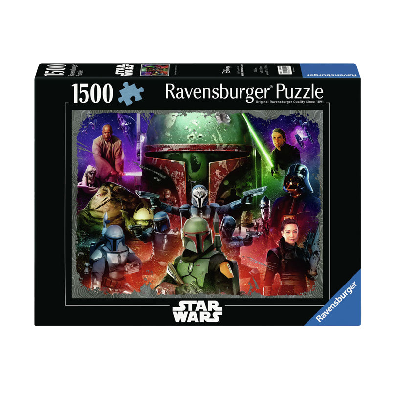 Ravensburger Legpuzzle Star Wars Boba Fett Kopfgeldjäger, 1500 St.
