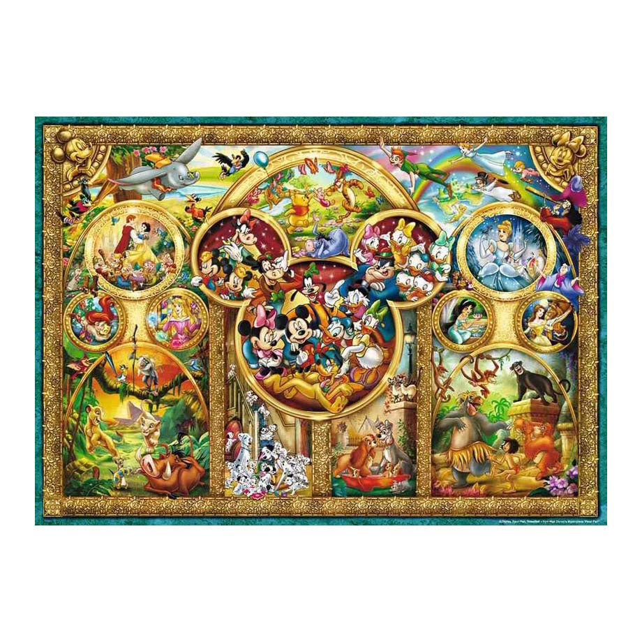 Ravensburger Puzzle mit den schönsten Disney-Motiven, 1000 Teile.