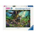 Ravensburger Puzzle Familie Wolf im Wald, 1000 Teile.