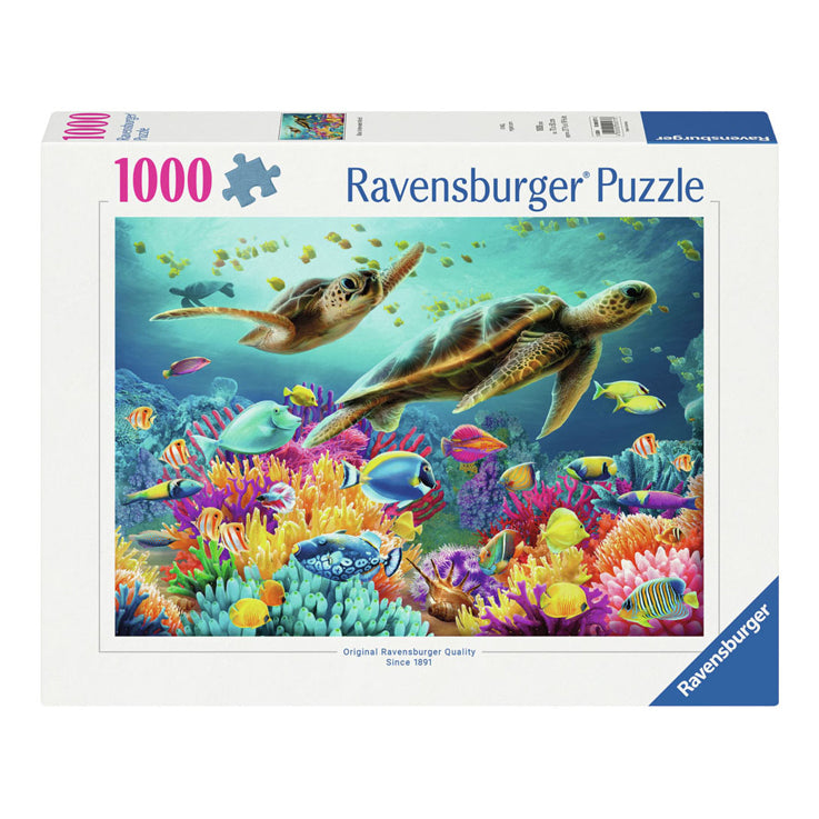 Ravensburger Puzzle „Blaue Unterwasserwelt“, 1000 Teile.