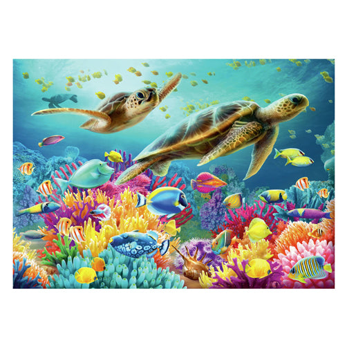 Ravensburger Puzzle „Blaue Unterwasserwelt“, 1000 Teile.