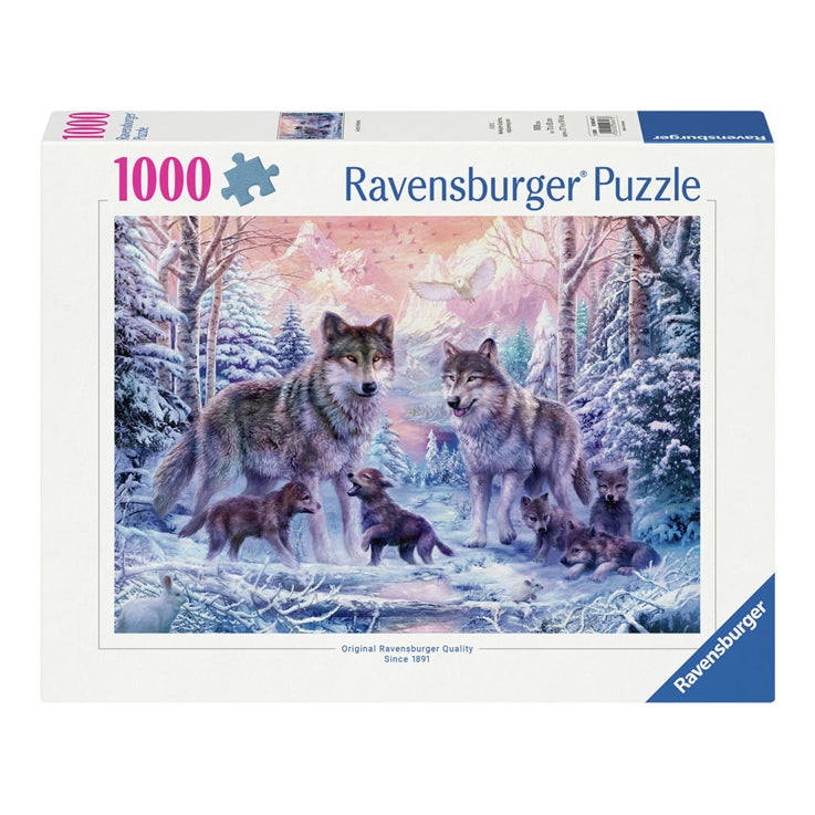 Ravensburger Puzzle Arktische Wölfe, 1000 Teile.