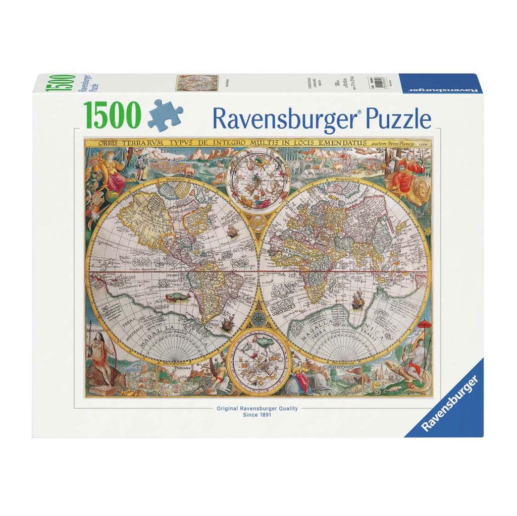 Ravensburger Weltkarte-Puzzle 1594, 1500 Teile.
