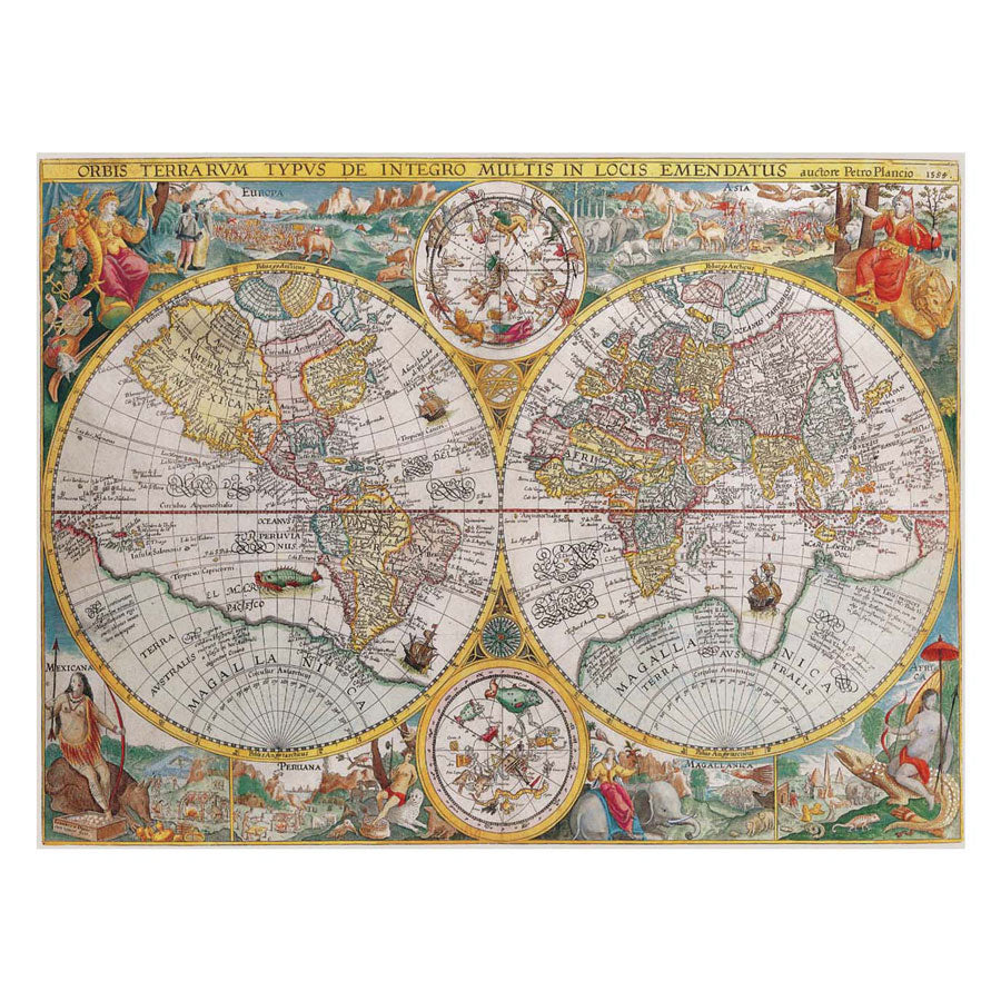 Ravensburger Weltkarte-Puzzle 1594, 1500 Teile.