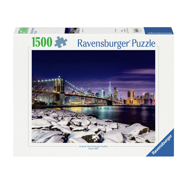 Ravensburger legpuzzel winter in new york, 1500st.