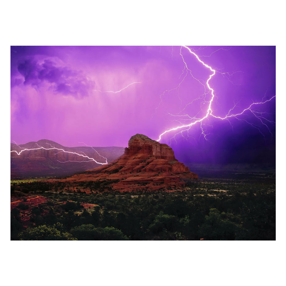 Ravensburger legpuzzel pinke gewitterstimmung 500 stukjes landschap.