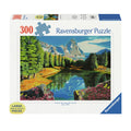 Ravensburger Puzzle „Felsenlandschaft mit Spiegelungen“, 300 Teile.