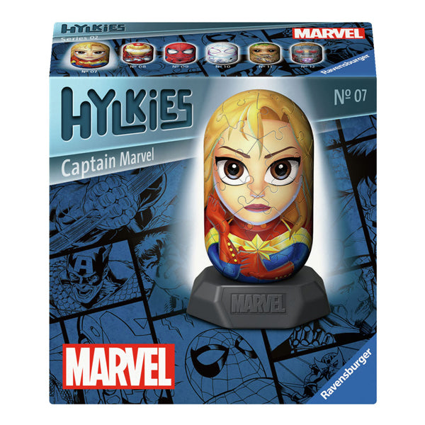 Ravensburger 3D-Puzzle Hylkies Marvel Captain Marvel, 54.