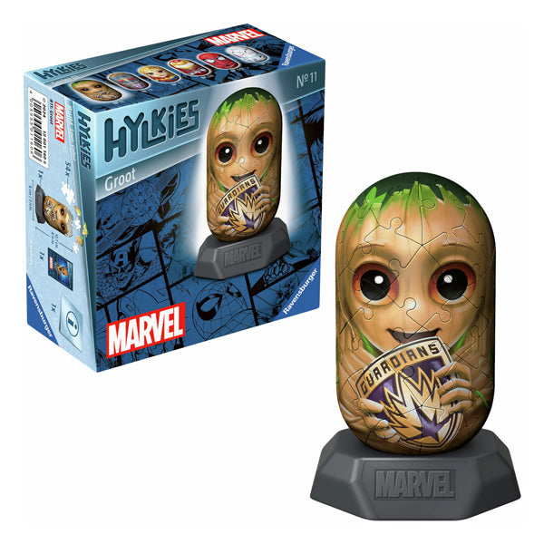 Ravensburger 3D-Puzzle Hylkies Marvel Groot, 54.