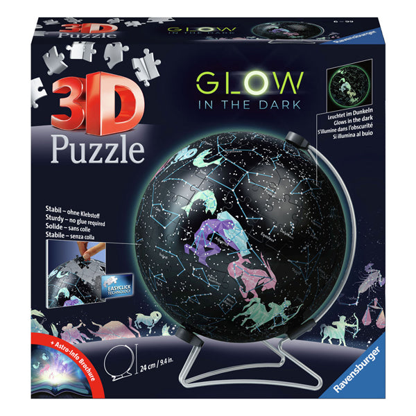 Ravensburger 3D-Puzzle Sternbilder, die im Dunkeln leuchten, 180 Teile.