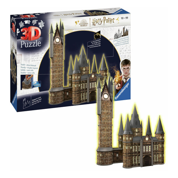 Ravensburger 3D-Puzzle Hogwarts Astronomie Toren (Nachtausgabe), 540.