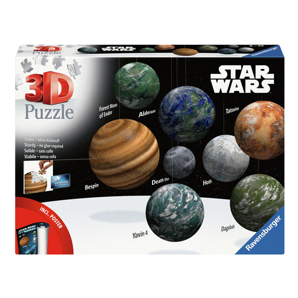 Ravensburger 3D-Puzzle Star Wars Planet der Galaxis, 531.