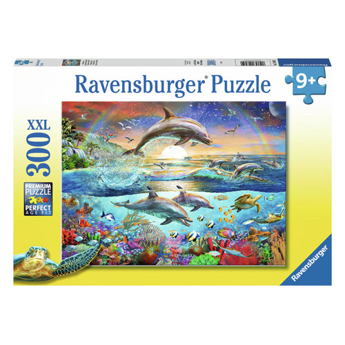 Ravensburger Puzzle XXL Delfinparadies, 300 Teile.