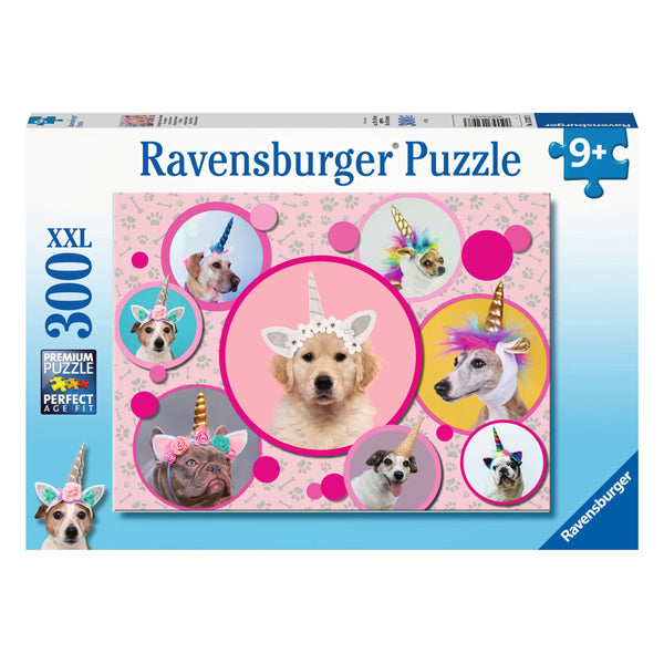 Ravensburger legpuzzel xxl schattige eenhoorn-honden, 300st.