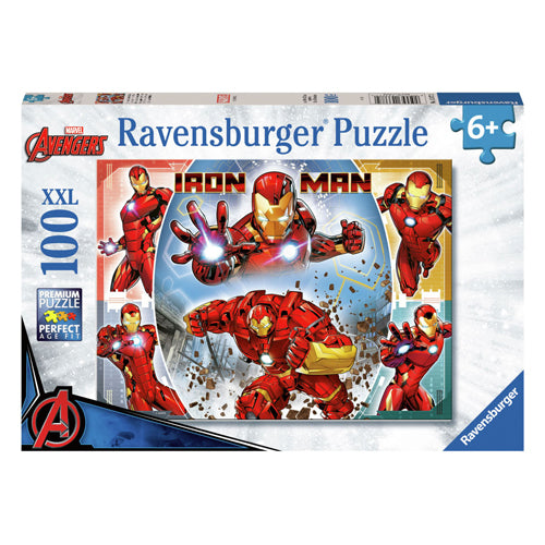 Ravensburger legpuzzel xxl marvel iron man, 100st.
