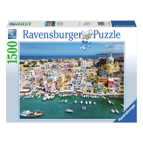 Ravensburger legpuzzel italian landscapes ista su procida, 1500st.