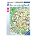 Ravensburger legpuzzel map of seville, 1000st.