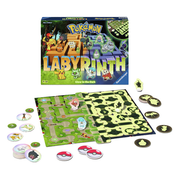 Ravensburger Pokémon-Labyrinth in Dunkeln