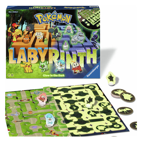 Ravensburger Pokémon-Labyrinth in Dunkeln