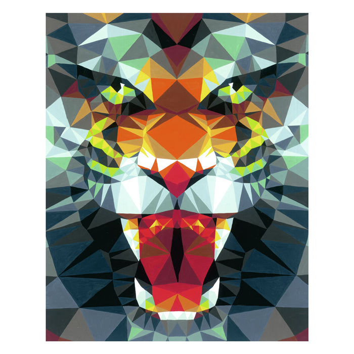Ravensburger Creart Malen nach Zahlen – Polygon Tiger