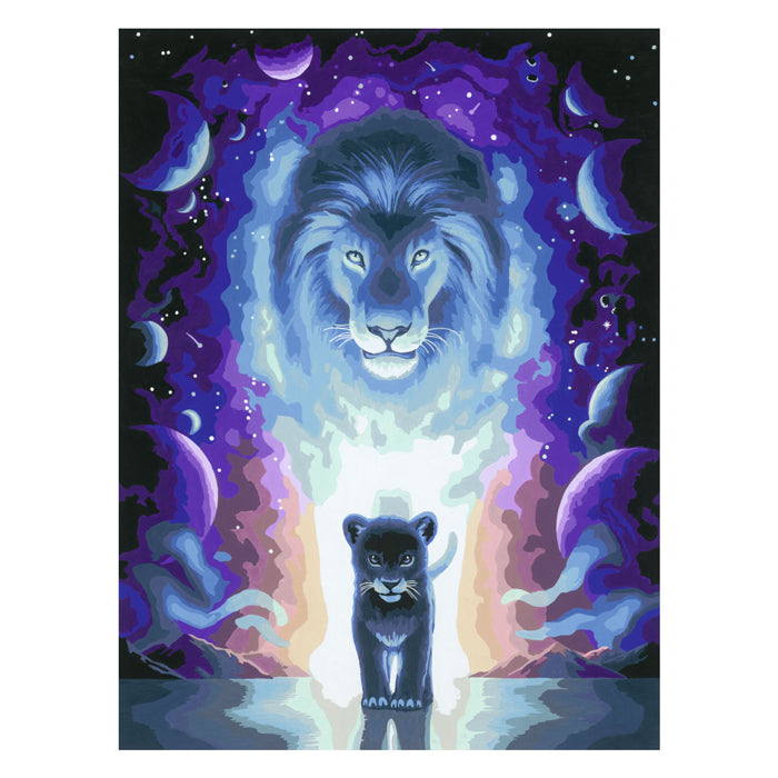 Ravensburger Creart Malen nach Zahlen – Löwe Jojoesart