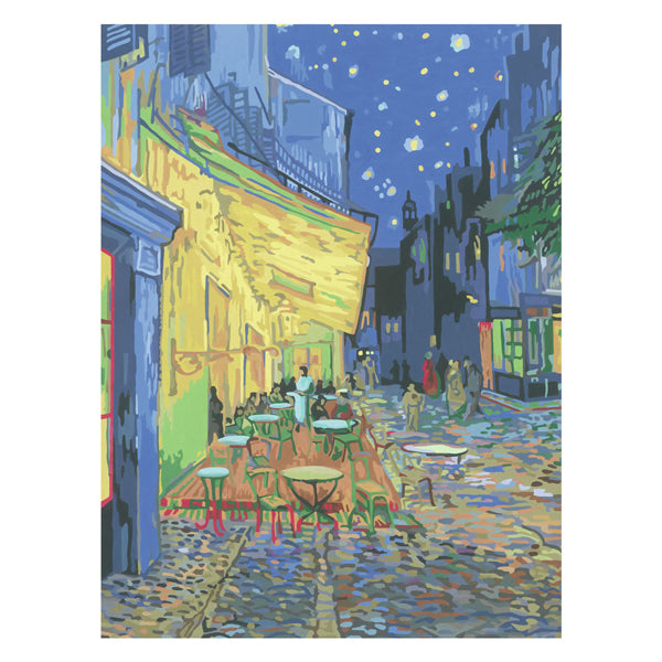 Ravensburger Creart Malen nach Zahlen - Caféterrasse Van Gogh