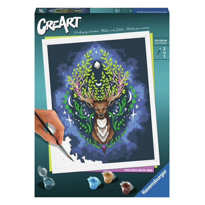 Ravensburger Kreation mystischer Hirsch