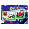 Ravensburger Creart Malen nach Zahlen – Traktor mit Landschaft